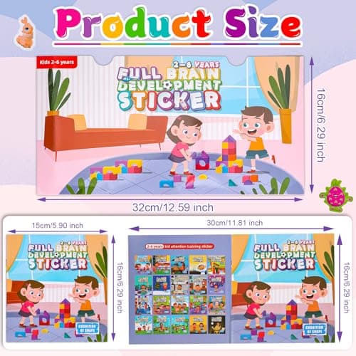 KIXZSAZ 10pcs/set Fun Sticker Activity For Kids Compact And Easy To Carry Reusable Sticker Books Books For Toddlers — view 2