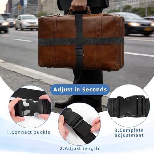 3 Pack Nylon Strap Extender for Fanny Pack and Briefcases — view 3