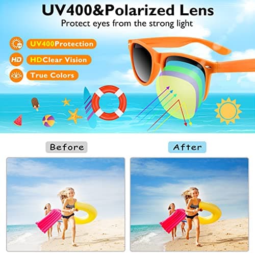 Bouiexye 20 Pack Sunglasses for Birthday, Summer Beach Pool Party Favors and Supplies — view 4