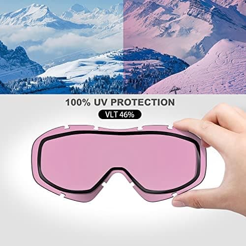 OutdoorMaster OTG Ski Goggles, Snowboard Goggles for Men, Women & Youth — view 2