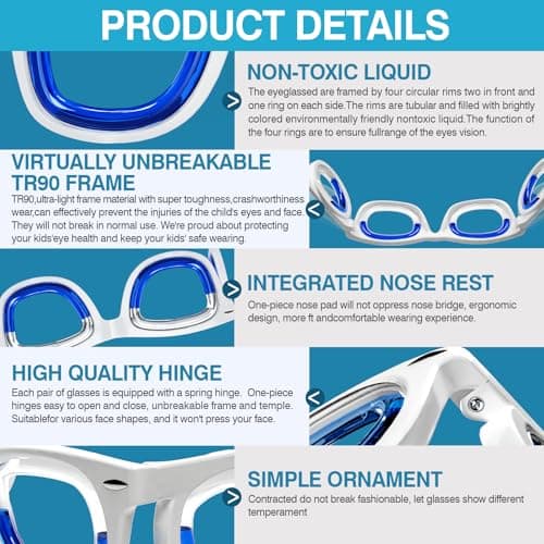Hion 2 Pairs Adult Anti- Motion Sickness Smart Glasses, Ultra-Light Portable Nausea Relief Liquid Glasses, Carsickness Airsickness Seasickness Glasses, Travel/Cruise Essentials — view 4