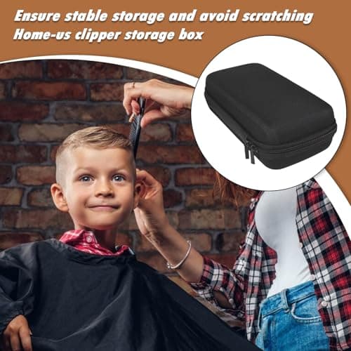 Clipper Case Organizer, Hard Travel Storage, Protective Nylon Pouch, Shockproof & Portable, Ideal for Hair Trimmers & Grooming Tools, Compact & Lightweight — view 6