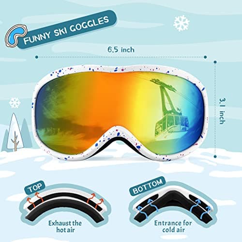 Supertrip Kids Ski Goggles for Boys Grils Youth Age 5-15 — view 3