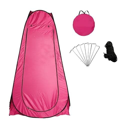 HYGRAD ® Portable Instant POP Up Tent Camping Toilet Shower Changing Single Room Privacy Travel Tent With Bag (Pink)