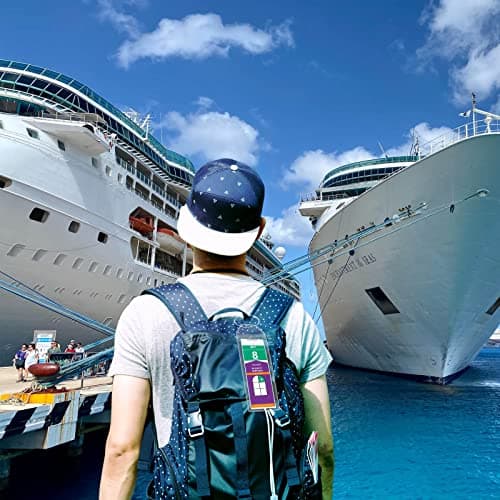 Royal Caribbean & Celebrity Cruise Luggage Tag Holders - Waterproof & Reusable Essentials for 2025 — view 2