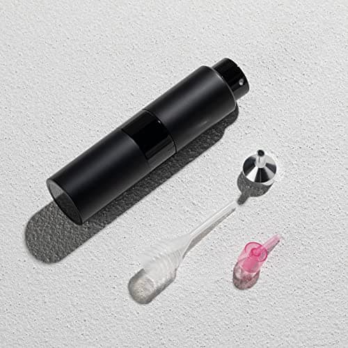 Toureal Travel Perfume Atomiser Refillable, 20ml Spray Bottle,Black — view 3