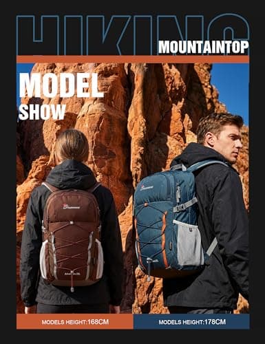 MOUNTAINTOP 25L Hiking Backpack Lightweight Rucksack for Men Women — view 3