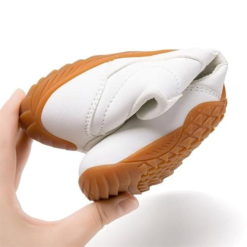 XKOWUO Womens Walking Grounding Sneaker Zero Drop Sole Lightweight Road Running Shoes Non-Slip Tennis Sneakers Breathable Fashion Athletic White_ZSize 5 — view 6
