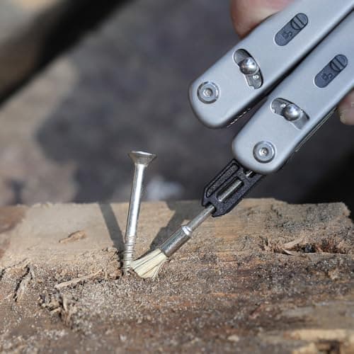 Roxon FT08 Build Your Own Multitool Accessory for Flex Multitool (4 pcs A Set Included Comb, Marlin Spike, Mini Brush, Hook) Good for Outdoor & Camping — view 4
