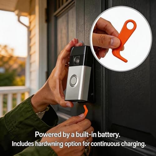 Video Doorbell Key Removal Tool 2Pcs, Compatible with Ring Battery 2024 — view 5