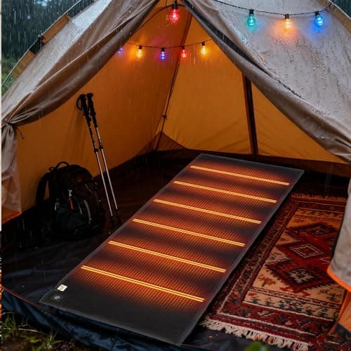 Heated Sleeping Bag Liner For Camping, Heated Blanket For Camping, Portable Heating Sleeping Bag Pad, 3 Adjustable Temperature Levels With 6 Heating Zones For Cold Weather Backpacking Or Hiking — view 2