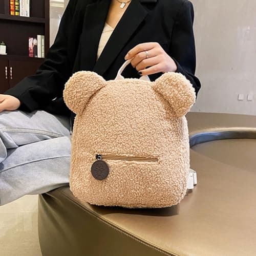 Backpack Laptop Work Bag for Women Men and Students, Black Commuter Rucksack with organised Front Pockets, Roomy Main Compartment, Toddler Name Customized Back Pack Style (White, One Size) — view 2