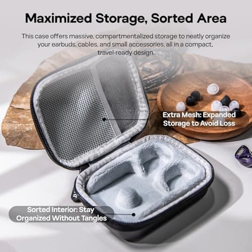 Linsoul ZiiGaat PELLEPOD Leather Earbud Case, Waterproof IEM Storage Box — view 3