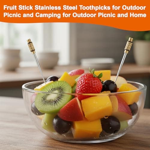 Titanium Alloy Toothpicks,Titanium Toothpicks Toothpick with Key Ring — view 4
