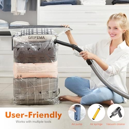 GRIFEMA GH83-6 Vacuum Storage Bags 80x60 cm 6 Pack — view 4