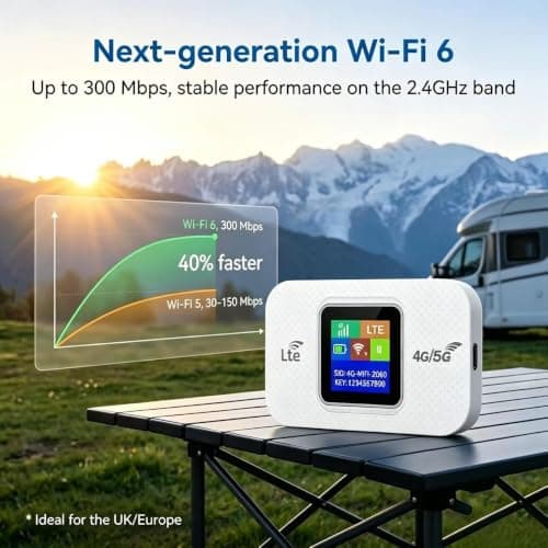 Portable 4G/5G LTE WiFi Router Portable with SIM Card Slot Wifi Travel Router.Connects up to 15 devices,3000mAh battery,plug-and-play,compact&durable.Perfect for travel,temporaryand car Wi-Fi — view 6