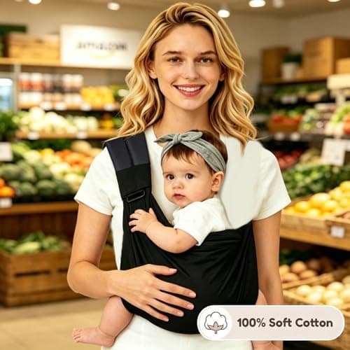 Baby Carrier, Newborn to Toddler, Ergonomic Baby Carrier Lightweight — view 5