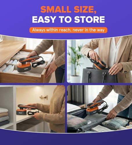 Rolipo Travel Steamer, Portable Clothes Steamer, 20s Heat-Up, 4 Modes — view 5