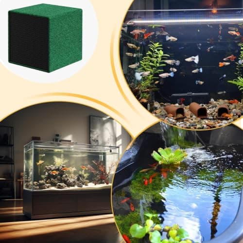 Water Cube Fish Tank Purifier, Activated Carbon Aquarium Filter Cube — view 6