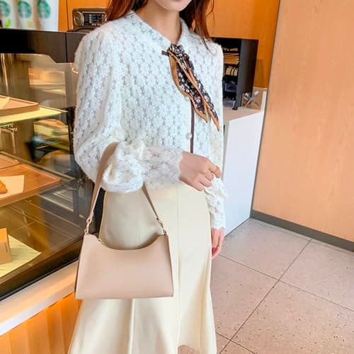 VaiKanhai Tactical Dog Harness with Pockets Women Faux Leather Plain Armpit Bag Mobile Phone Bag Shoulder Bag Bags Perfume, khaki, One Size — view 3