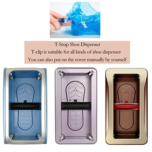 LCPCX Disposable Shoe Covers 100 Pack for Shoe Cover Dispenser — view 3
