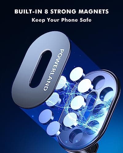 powerland Car Phone Magnet Holder【Foldable Phone Holder Magnetic】 — view 5
