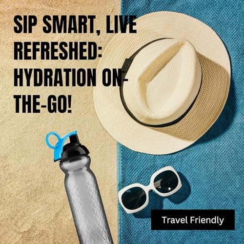 Homeshopa Sports Water Bottle, 680ml Non-Toxic BPA Free Flip Top Lid Plastic Bottle, Durable Leak Proof Drinking Bottle For Running, Gym, Fitness, Yoga, Outdoors and Camping (Pack of 3) — view 4