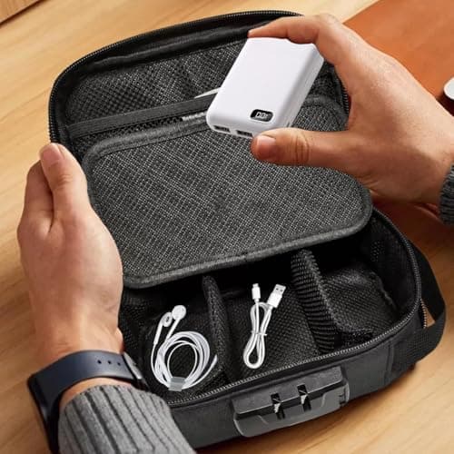 Smell Proof Bag - Soupchable Odor Resistant Storage Case, Secure Zipper Case | Travel Organizer for Personal Items, Lockable Container for Docu — view 4