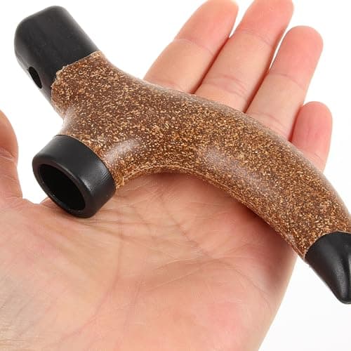Wooden Hiking Stick Handle Replacement, Ergonomic Non-Slip Grip — view 4