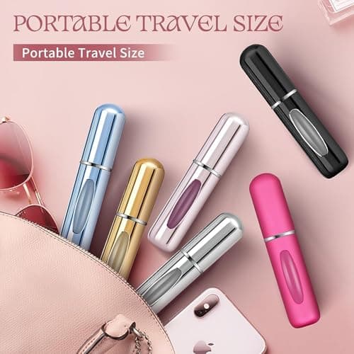 Fia Direct 6ML Perfume Atomiser Aftershave Travel Refillable Bottle Portable Handbag Spray-Nicotine Free (Green) — view 3