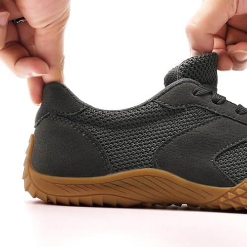 XKOWUO Barefoot Shoes for Men Fitness Training Shoe Zero Drop Minimalist Walking Shoes Flexible and Lightweight for Everyday Comfort Dark_Gray_Z UK 9.5 — view 2