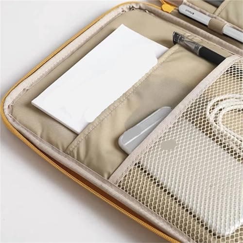 Tablet Bag For 9.7-11 13-14 Inch Laptop Sleeve Inner For Tablets Shockproof Case Pouch Cover For Travel(Yellow,9.7-11inch) — view 5