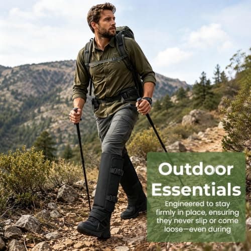 Leg Gaiters 1-Pair Bite-Proof Lightweight Adjustable — view 2