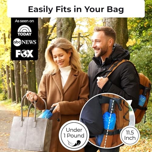 TUMELLA Strongest Windproof Travel Umbrella (Compact, Superior & Beautiful), Small Strong but Light Portable and Automatic Folding Rain Umbrella, Durable Premium Grip, Fits Car & Backpack Blue — view 2