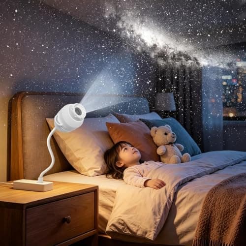 Zunypke Led Projector Light Rotation Dimmable 2 Modes Projector Lamp — view 2