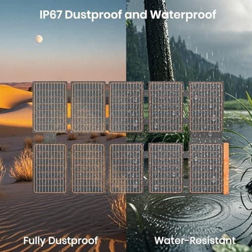 FlexSolar 100W Portable Solar Panel - 24% High Efficiency QC3.0 USB-A/C/DC — view 5