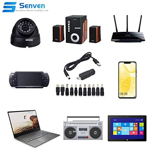 Senvenelec 13Pcs universal laptop power charging adapter (5.5x2.1mm) is a universal power plug suitable for various electronic devices. — view 6