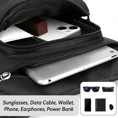 Black Multifunctional Drop Leg Bag Waist Bag for Men Women, Waterproof Nylon Thigh Waist Pack, Outdoor Pouch for Motorcycle Riding Cycling Hiking Fishing Hunting — view 3