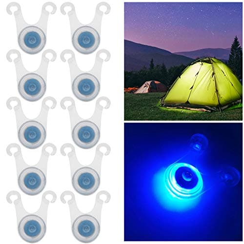 Demeras Tent String Rope Light, Convenient Power Saving Camping Rope Light Simple Silicone Hook for Outdoor(#1) — view 5
