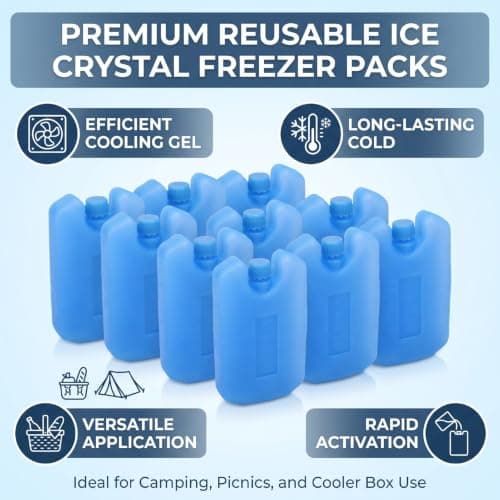 FTVOGUE Portable Reusable Air Cold Pack, 10 Pack, for Camping — view 6