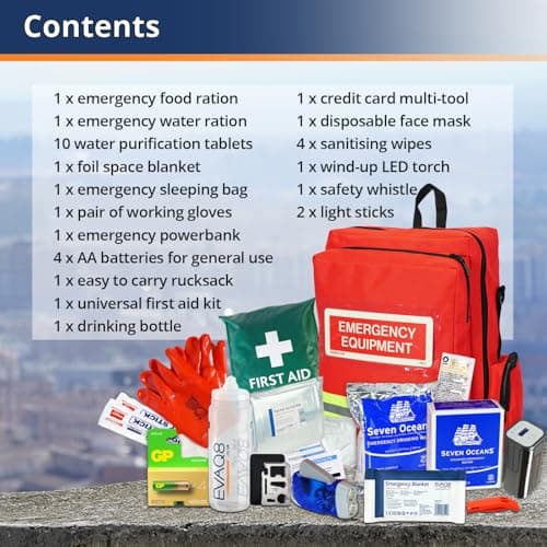 EVAQ8 Emergency Go Bag 72 Hour Survival Kit Complete — view 3
