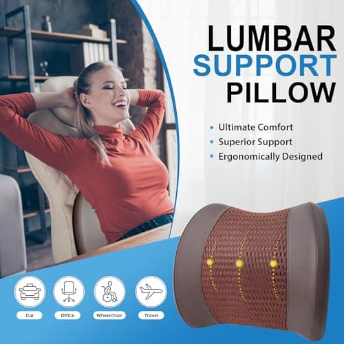 Lofty Aim Lumbar Support Pillow for Car, Car Seat Back Support for Driving — view 2