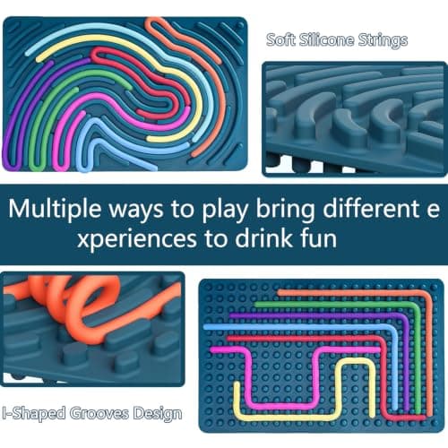 YXHZVON Sensory Activity Board Silicone Fidget Toys for Kids & Adults(Green) — view 5