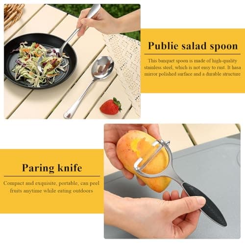 Homquen Camping Cooking Set, 33pcs Camping Cooking Equipment, Camping Kitchen, Camping Essentials, Camping Utensils Set for Travel, Hiking, Picnics, BBQs and Parties — view 6