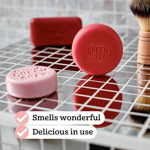 Marcel's Green Soap - Hair Conditioner Bar Argan & Oudh - Eco-Friendly - Zero Plastic Packaging - Palm Oil Free - Vegans - Compact and Long-Lasting - 60 grams — view 4
