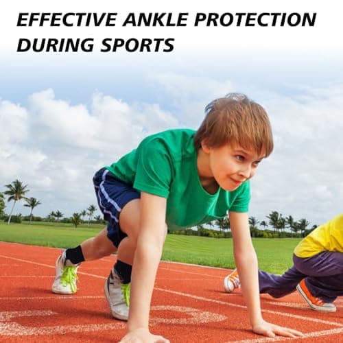 2Pairs Kids Ankle Support Brace Compression Socks Elastic Breathable — view 6