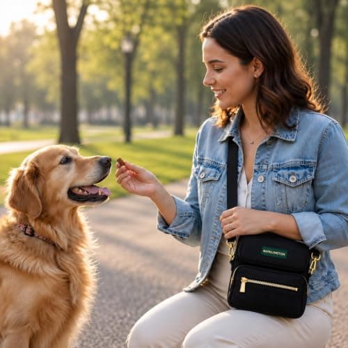 Barklington® 3-in-1 Dog Treat Pouch for Walking & Training — view 2