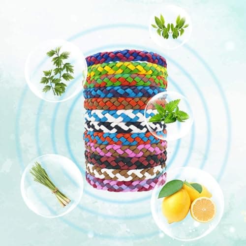 Mosquito Repellent Bracelet[20 pcs],Leather Insect Repellent Bracelet — view 3