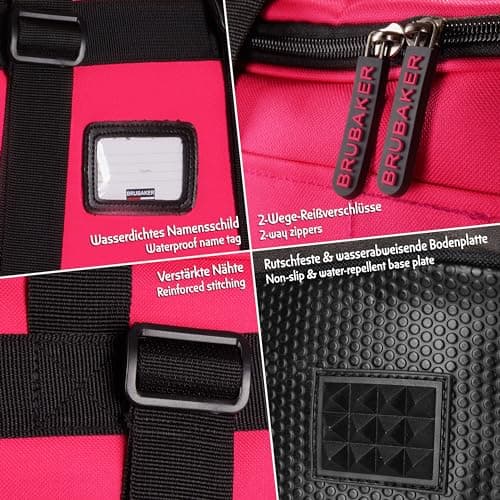 Brubaker Ski Boot Bag, Backpack, Super Champion, Pink White, Limited Edition — view 5