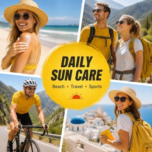 Sunscreen Stick SPF 50+ for Face & Body, Non-Greasy and Water-Resistant — view 4